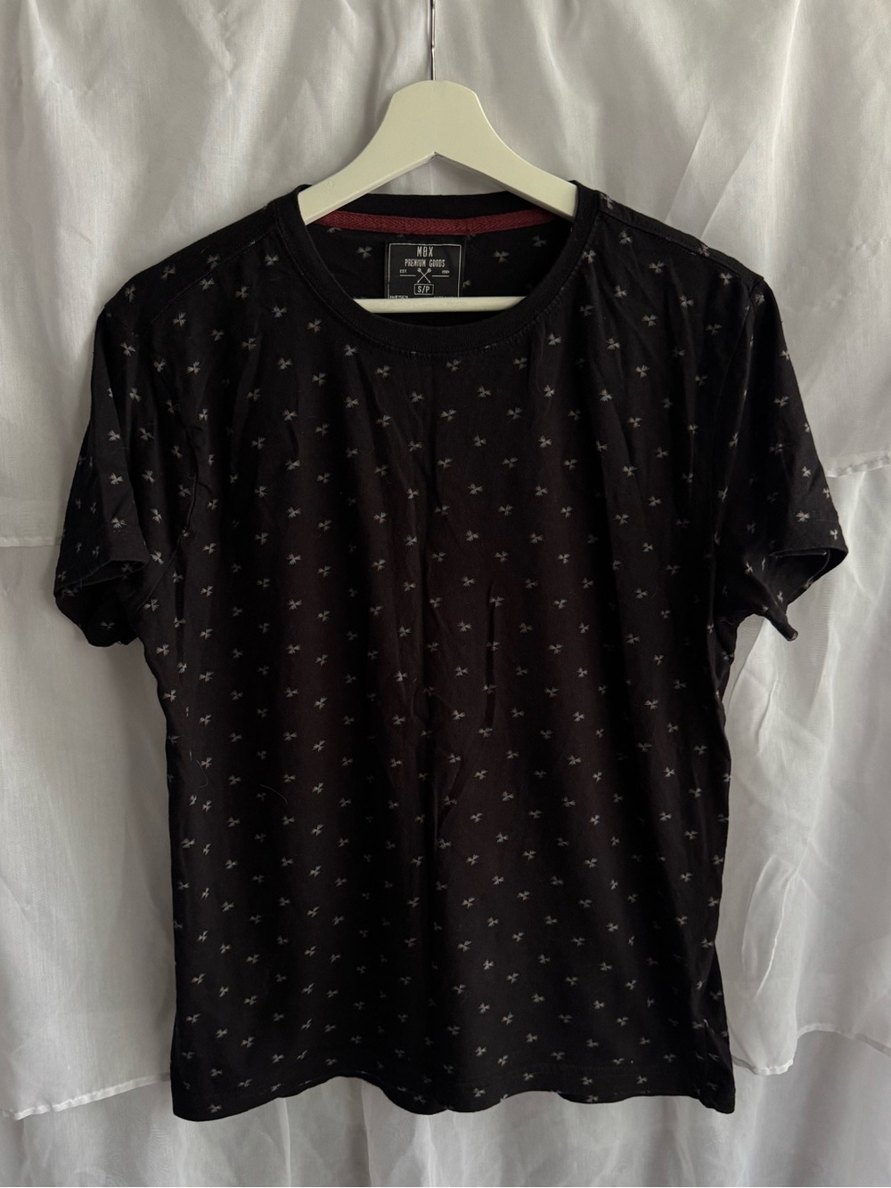 MBX Premium Goods Patterned Short Sleeve Shirt